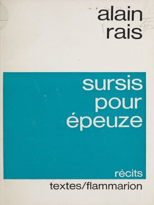 cover image of Sursis pour épeuze